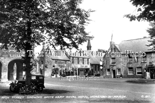 GL 1711 - High Street, White Hart Royal Hotel, Moreton In marsh, Gloucestershire
