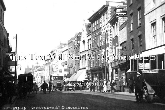 GL 1734 - Westgate Street, Gloucester, Gloucestershire c1925