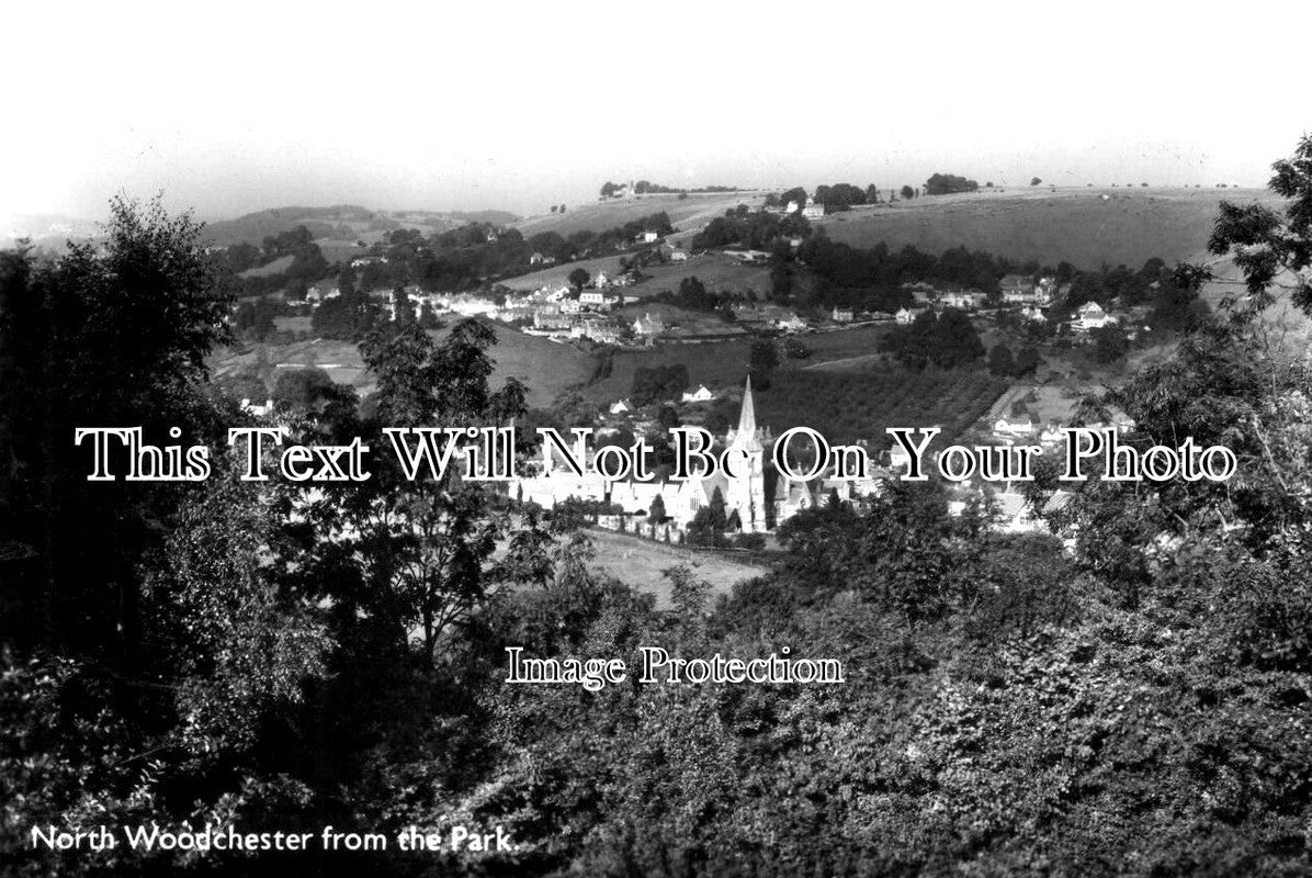 GL 1742 - North Woodchester From The Park, Gloucestershire
