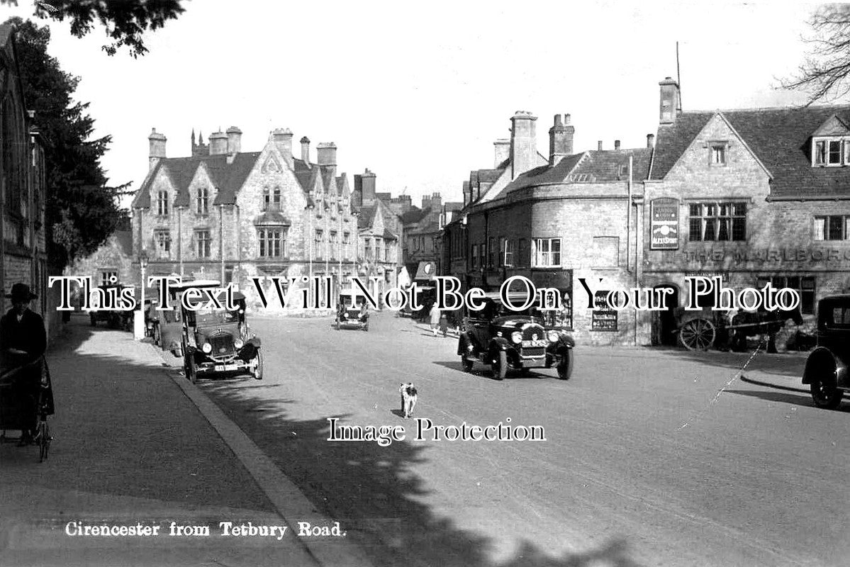 GL 1743 - Cirencester From Tetbury Road, Gloucestershire