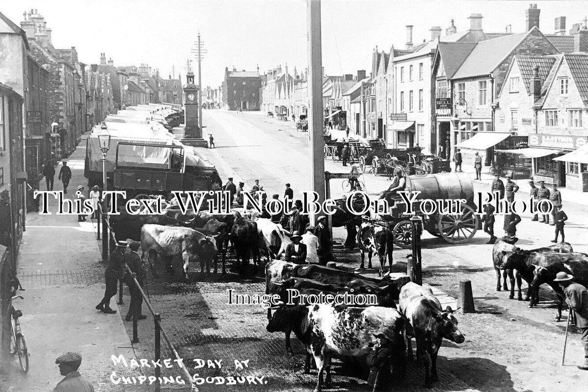 GL 1748 - Market Day At Chipping Sodbury, Gloucestershire