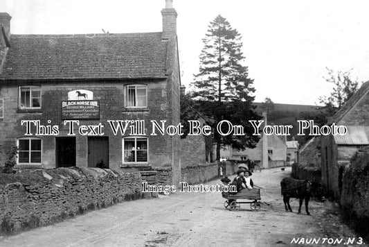 GL 1826 - Black Horse Inn Pub, Naunton, Gloucestershire