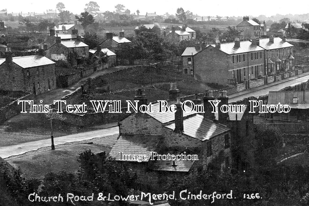 GL 1838 - Church Road & Lower Meend, Cinderford, Gloucestershire c1921