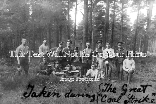 GL 1854 - Forest Of Dean Digging Coal, Great Coal Strike, Gloucestershire 1912