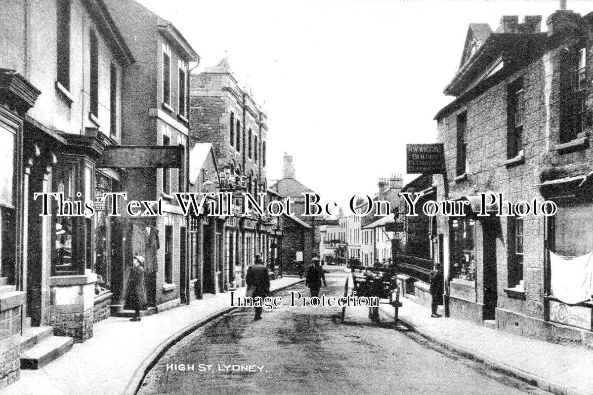 GL 1860 - High Street, Lydney, Gloucestershire c1909