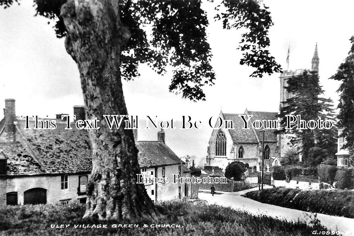 GL 1867 - Uley Village Green & Church, Gloucestershire