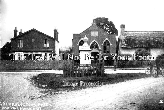 GL 1873 - Gotherington Chapel & War Memorial, Gloucestershire