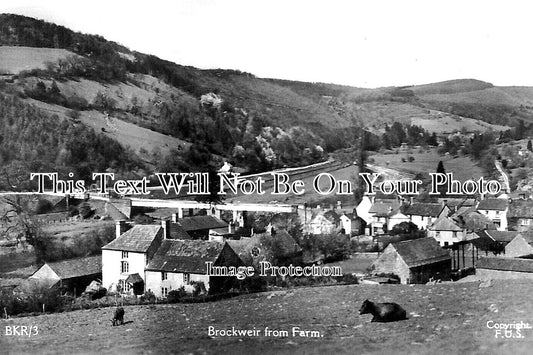 GL 1912 - The Wye Valley, Brockweir From Farm, Gloucestershire