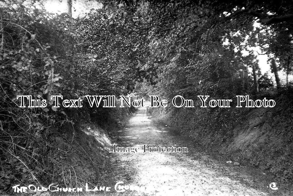 GL 1991 - The Old Church Lane, Churchdown, Gloucestershire c1908