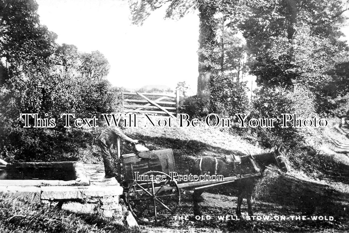 GL 2023 - The Old Well, Stow On The Wold, Gloucestershire c1912