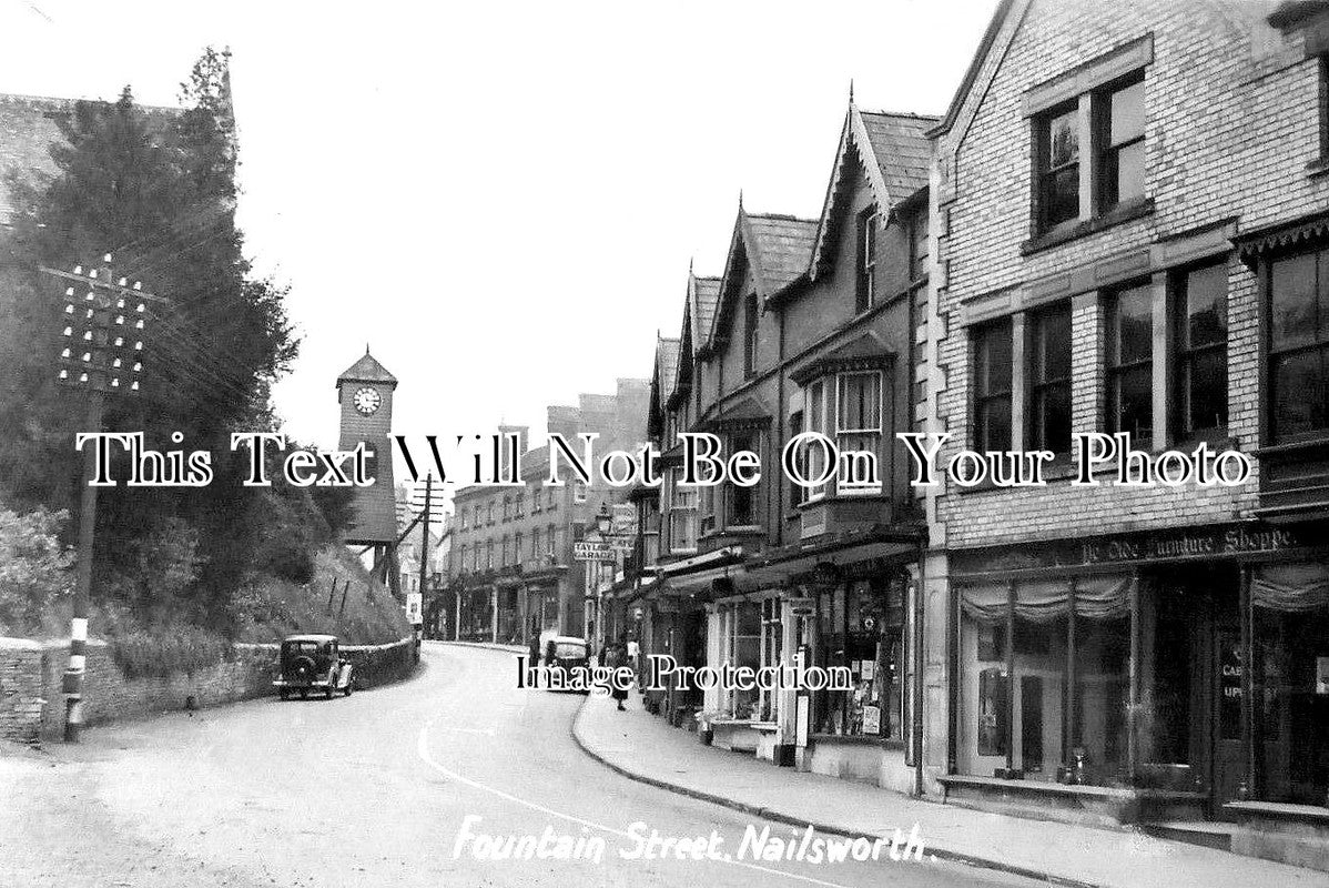 GL 2132 - Fountain Street, Nailsworth, Gloucestershire c1935