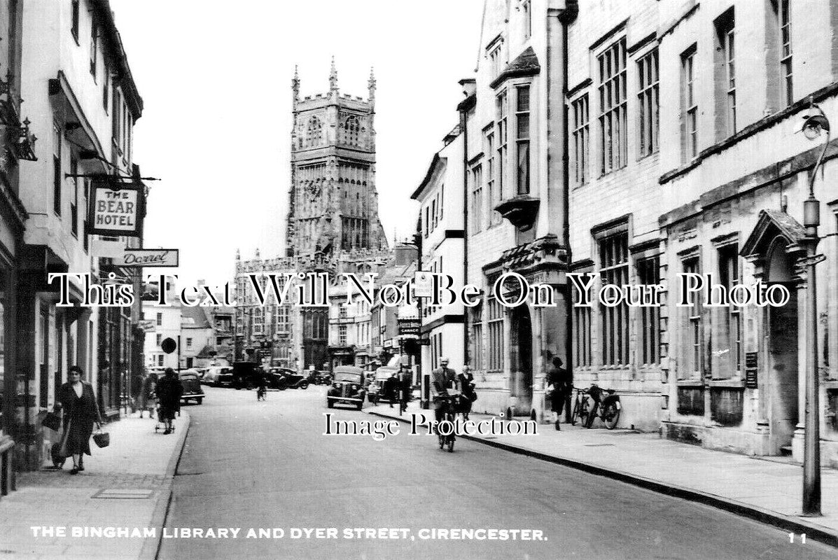 GL 2140 - The Bingham Library & Dyer Street, Cirencester, Gloucestershire