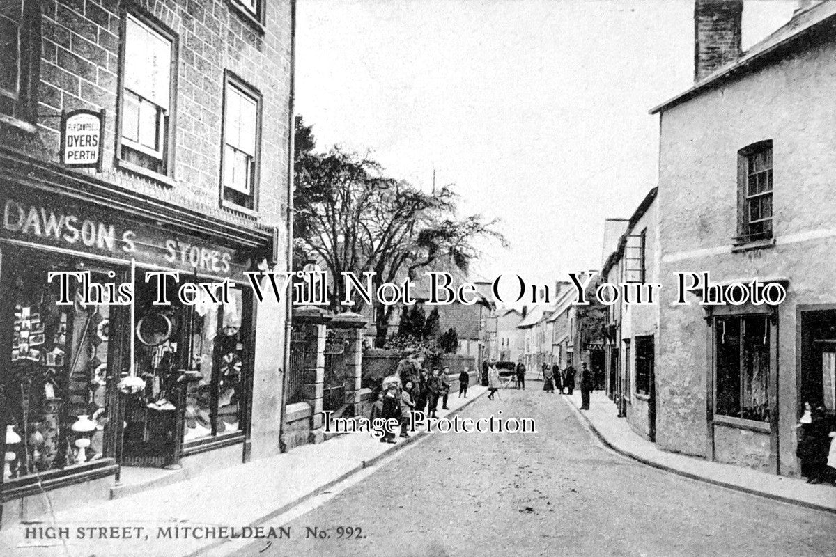 GL 2168 - High Street, Mitcheldean, Gloucestershire c1905