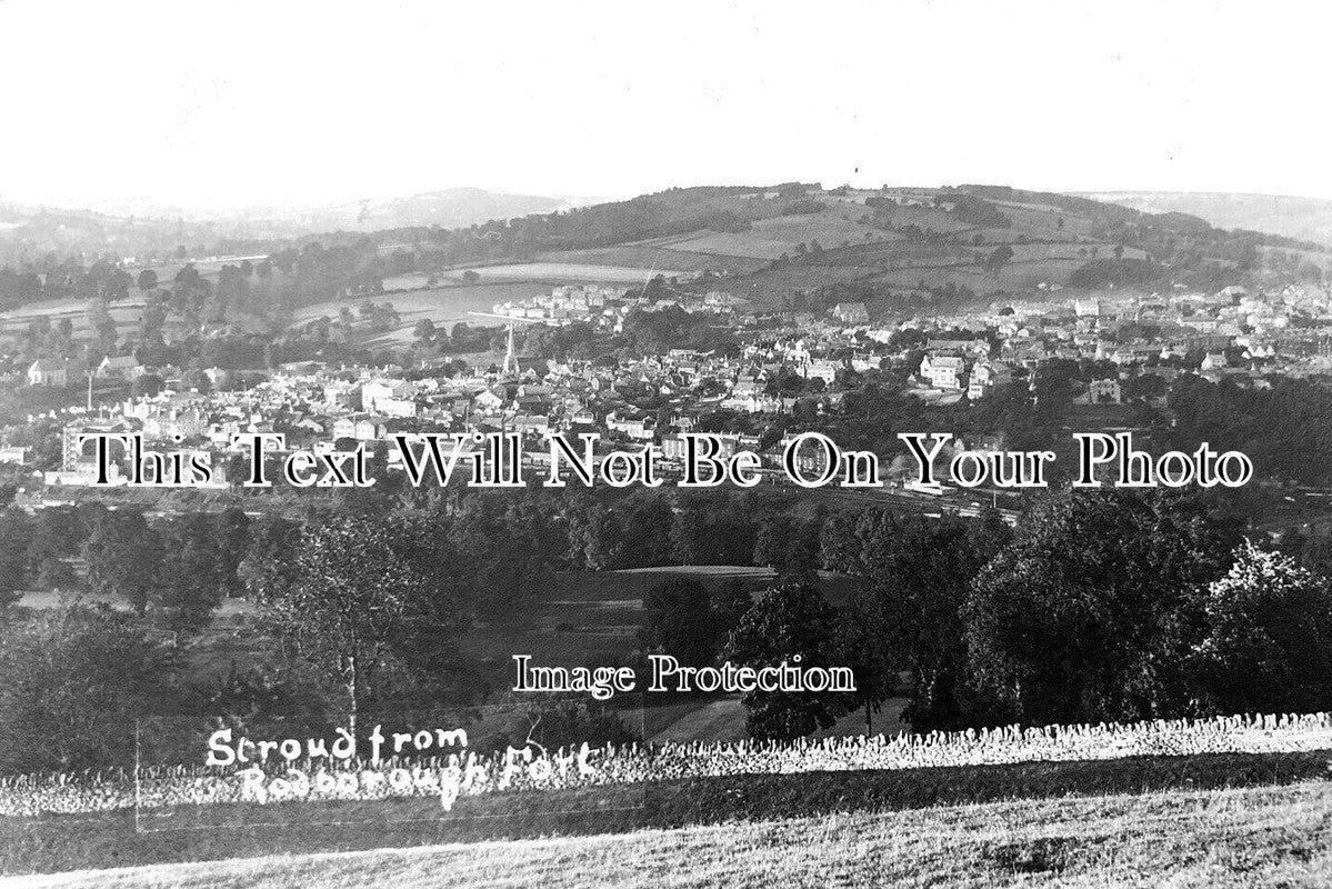 GL 2248 - Stroud From Rodborough, Gloucestershire c1927