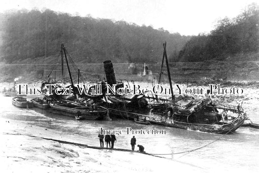 GL 2314 - SS Tweed Aground, River Avon, Bristol