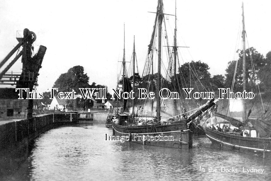 GL 2333 - The Docks, Lydney, Gloucestershire c1938
