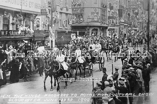 GL 2360 - King At Royal Agricultural Show, Gloucester 1909