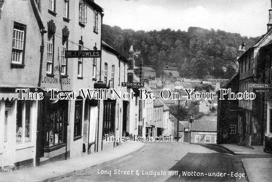 GL 2459 - Long Street & Ludgate Hill, Wotton Under Edge, Gloucestershire