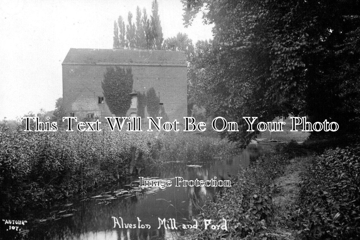 GL 2477 - Alveston Mill & Ford, Gloucestershire