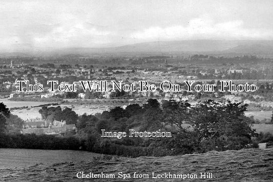 GL 2579 - Cheltenham Spa From Leckhampton Hill, Gloucestershire c1929