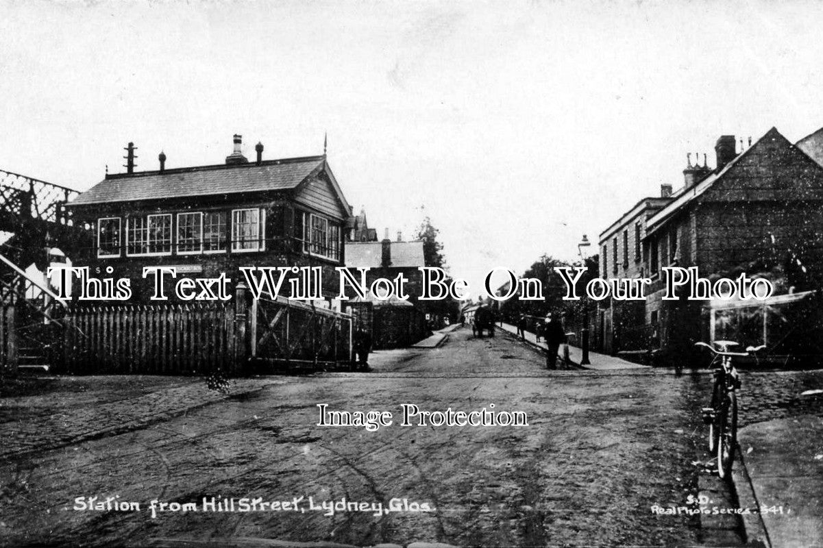 GL 286 - Lydney Railway Station From Hill Street, Gloucestershire