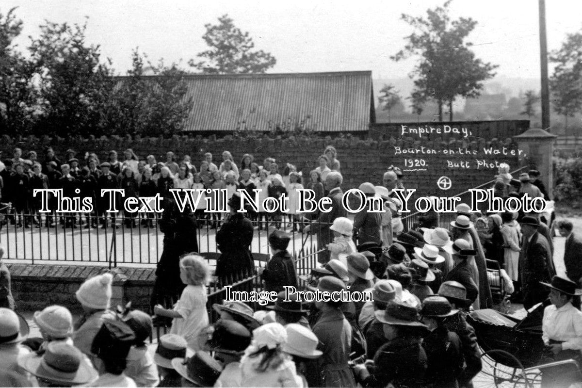 GL 325 - Empire Day, Bourton On The Water, Gloucestershire c1920