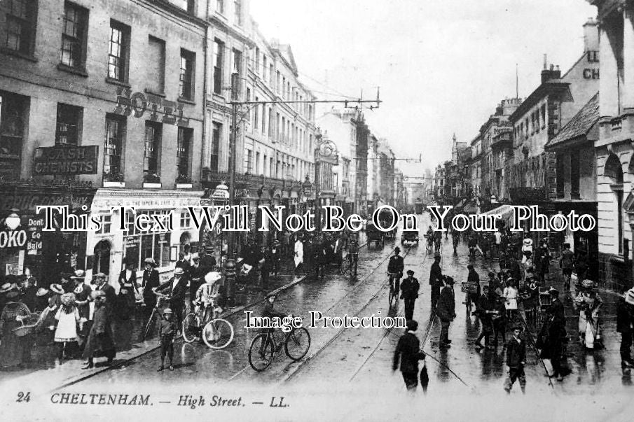 GL 357 - High Street, Cheltenham, Gloucestershire c1913