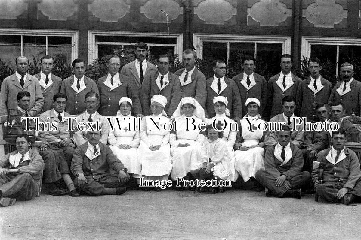 GL 367 - Cheltenham Racecourse Military Hospital Group, Gloucestershire c1918