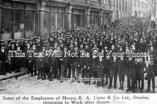 GL 40 - Employees Of Messrs R A Lister & Co, Dursley, Gloucestershire c1905