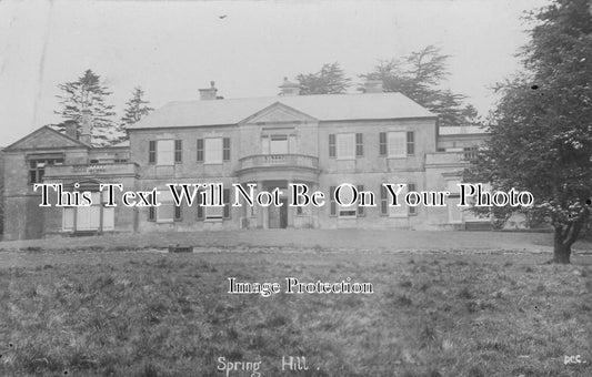 GL 456 - SPring Hill Country House, Gloucestershire c1906