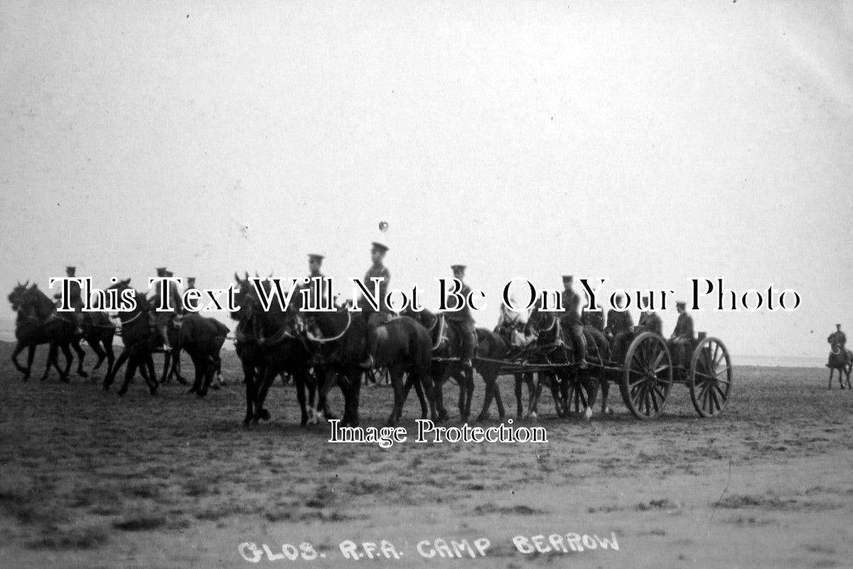 GL 463 - Royal Field Artillery Camp, Berrow, Gloucestershire WW1