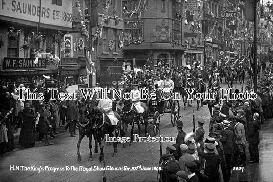 GL 502 - Royal Visit Of Edward VII, Gloucester Show, Gloucestershire