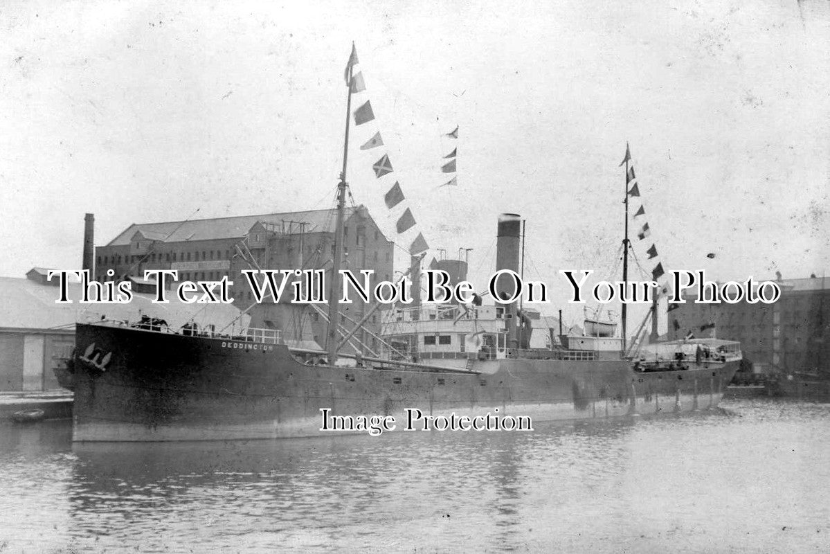 GL 538 - S.S. Deddington Of Hull In Dock At Gloucester, Gloucestershire