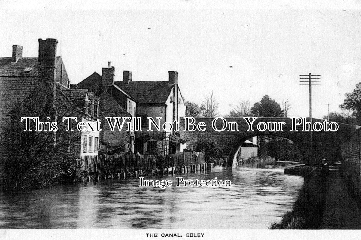 GL 557 - The Canal, Ebley, Gloucestershire c1916