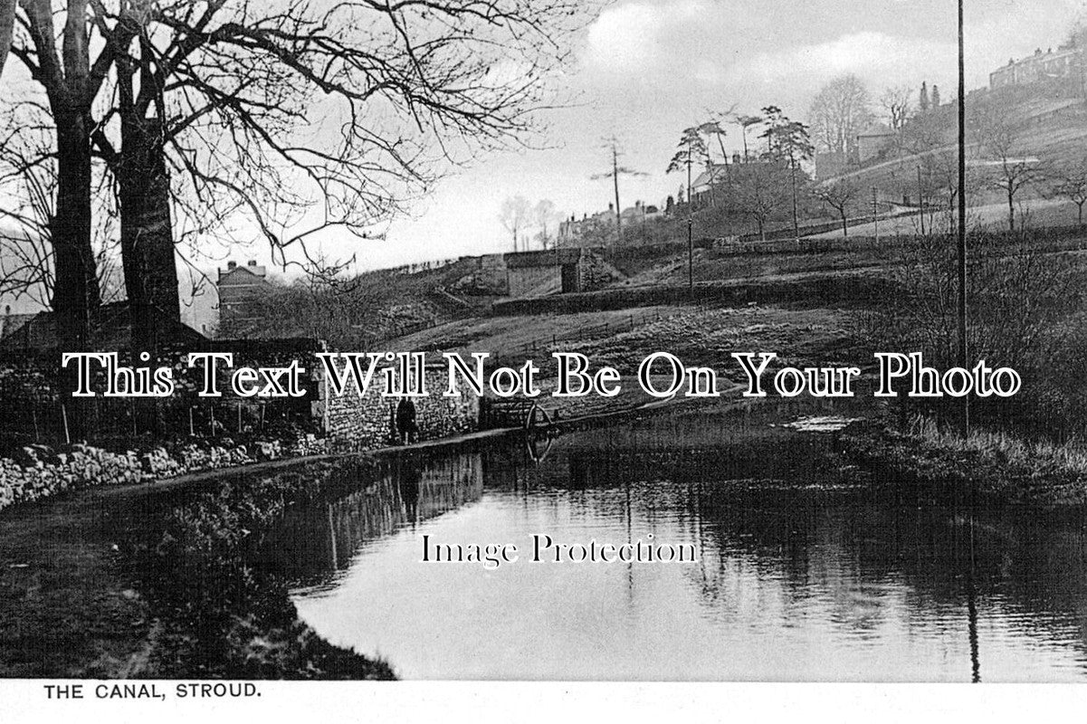 GL 570 - The Canal, Stroud, Gloucestershire c1920