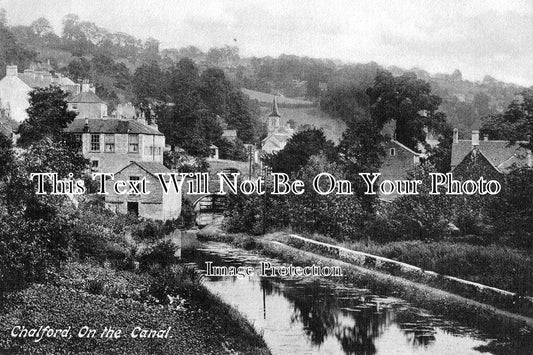 GL 592 - On The Canal, Stroud, Chalford, Gloucestershire c1911