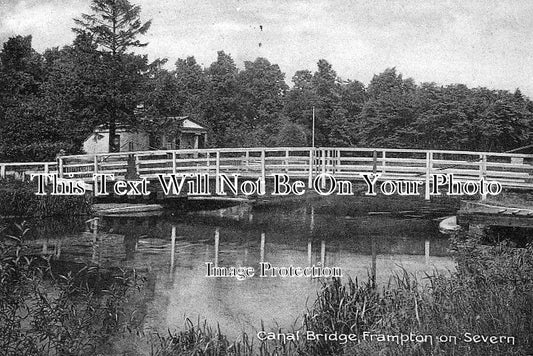 GL 606 - Canal Bridge, Frampton On Severn, Gloucestershire c1912