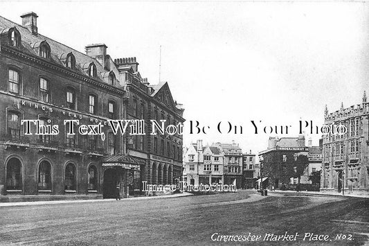 GL 638 - Market Place, Cirencester, Gloucestershire c1910