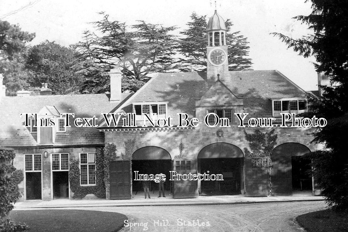 GL 676 - Spring Hill Stables, Blockley, Chipping Campden, Gloucestershire c1906