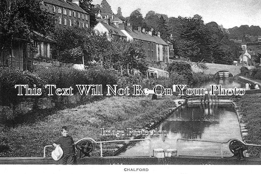 GL 755 - Chalford Lock, Thames & Severn Canal, Gloucestershire c1905