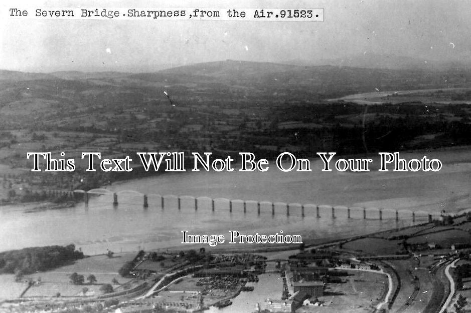 GL 781 - Severn Railway Bridge At Sharpness, Gloucestershire