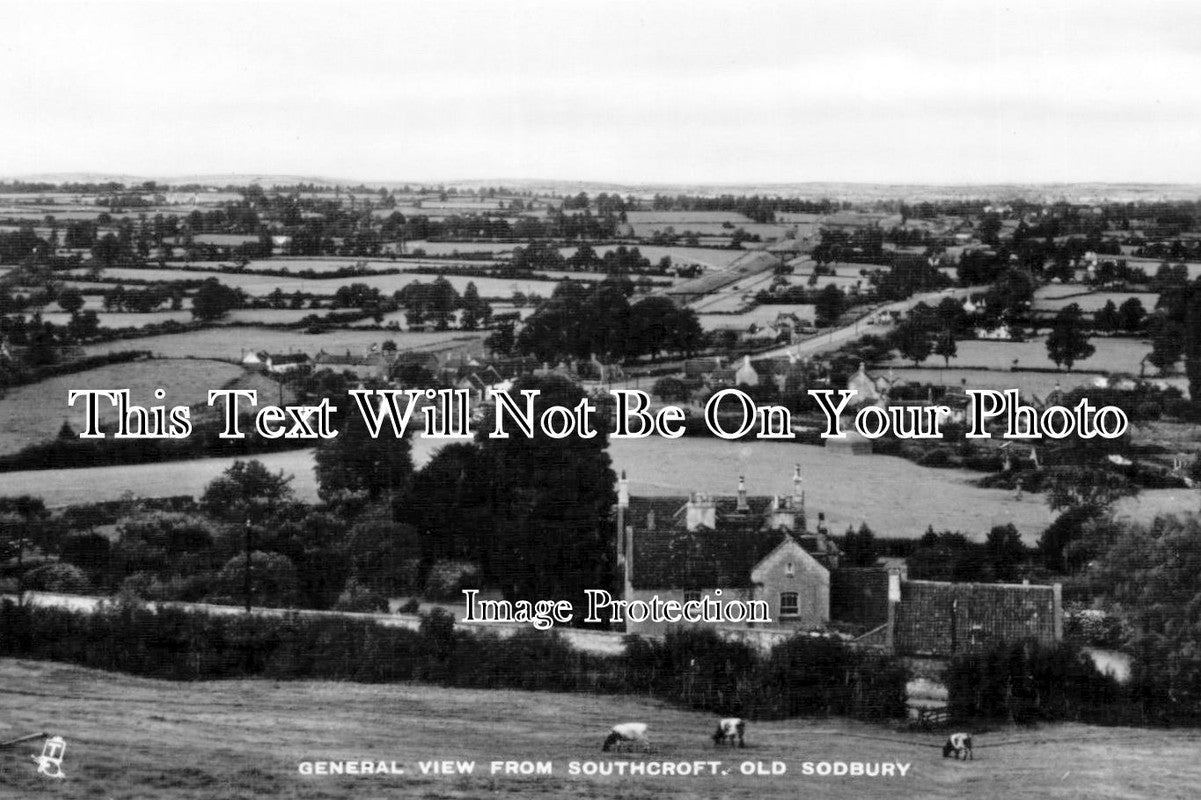 GL 793 - Old Sodbury, View From Southcroft, Gloucestershire