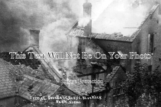 GL 809 - Blockley Fire Dovedale House, Moreton In Marsh, Gloucestershire c1925