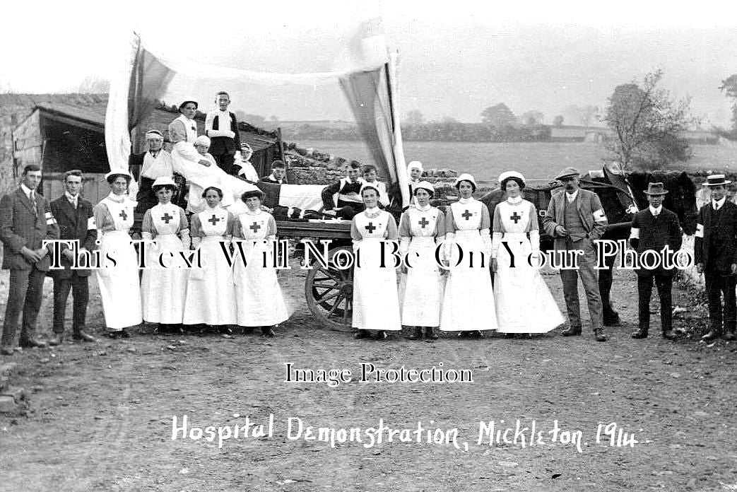 GL 865 - Hospital Demonstration, Mickleton, Gloucestershire c1914