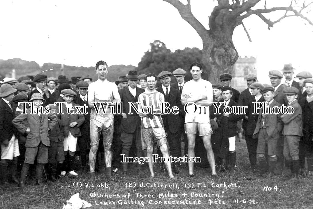 GL 874 - Cross Country Winners 1921, Lower Guiting Fete, Bourton On The Water, Gloucestershire