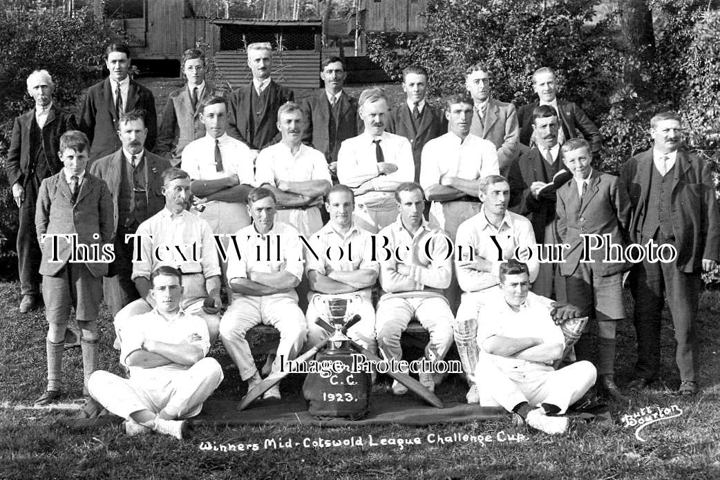 GL 883 - Naunton Cricket Club, Gloucestershire 1923