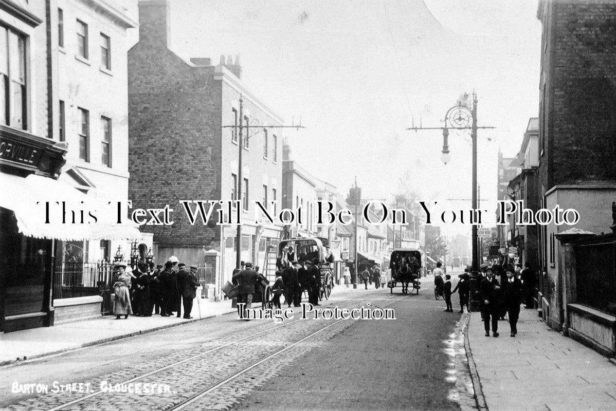 GL 968 - Burton Street, Gloucester, Gloucestershire c1910