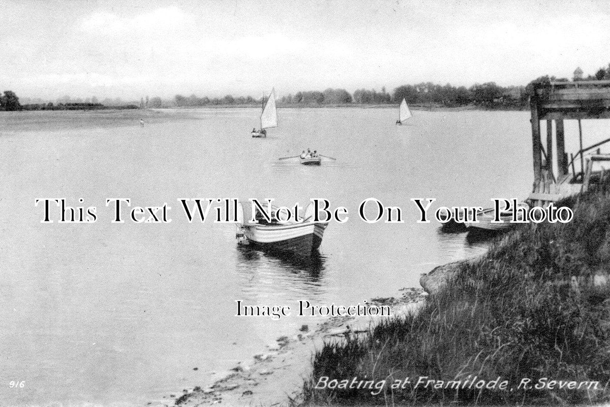Gl 1445 - Boating, Framilode, Gloucestershire