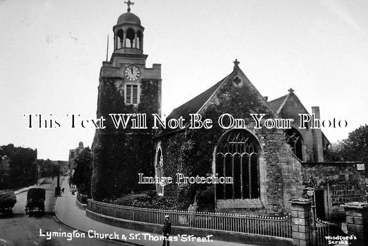 HA 101 - Lymington Church & St Thomas Street, Hampshire c1914