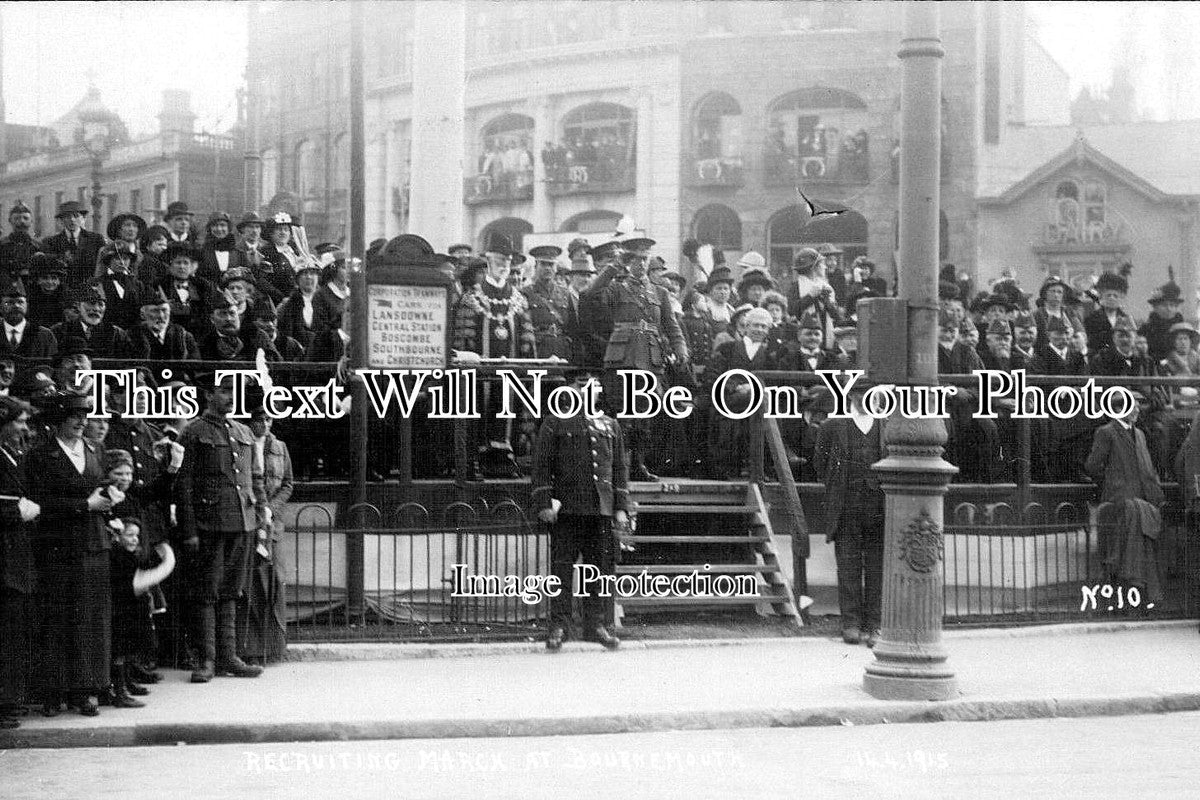 HA 1018 - Recruiting March, Bournemouth, Hampshire 1915